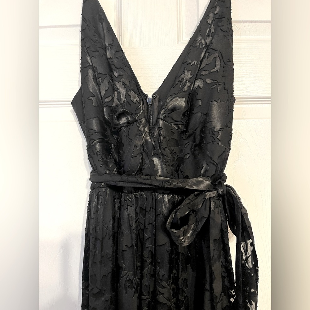 NWT WHBM Black Midi Dress